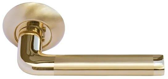 Ручка дверная "Колонна" MH-03 золото матовое/золото