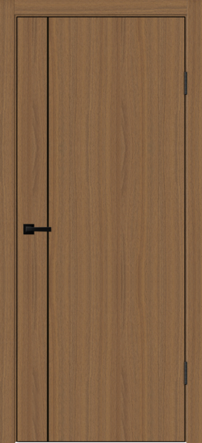 Межкомнатная дверь SOFTWOOD GALANT FM1 глухое без притвора Орех американский мореный 600х2000