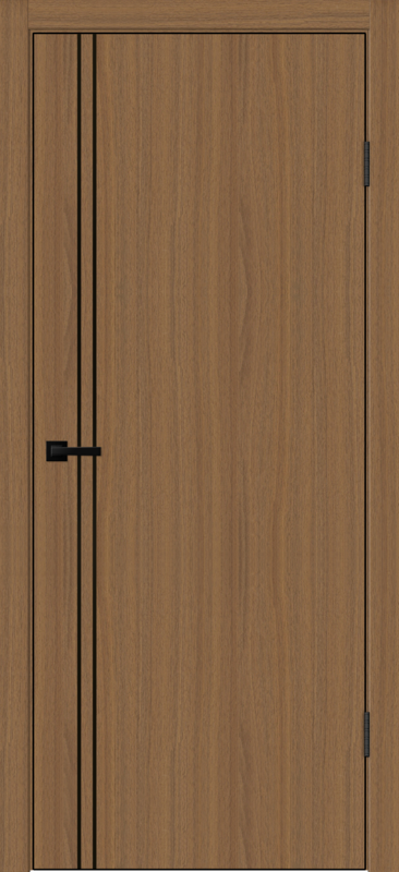 Межкомнатная дверь SOFTWOOD GALANT M2 глухое без притвора Орех американский мореный 600х2000