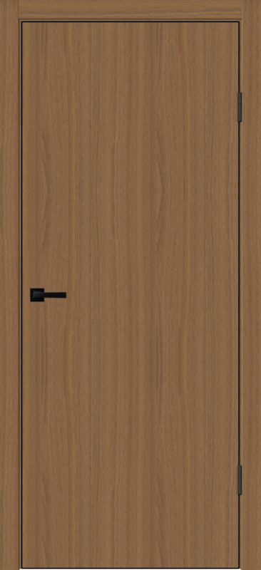 Межкомнатная дверь SOFTWOOD TECHNO BLACK облегченное глухое Орех американский мореный 600х2000