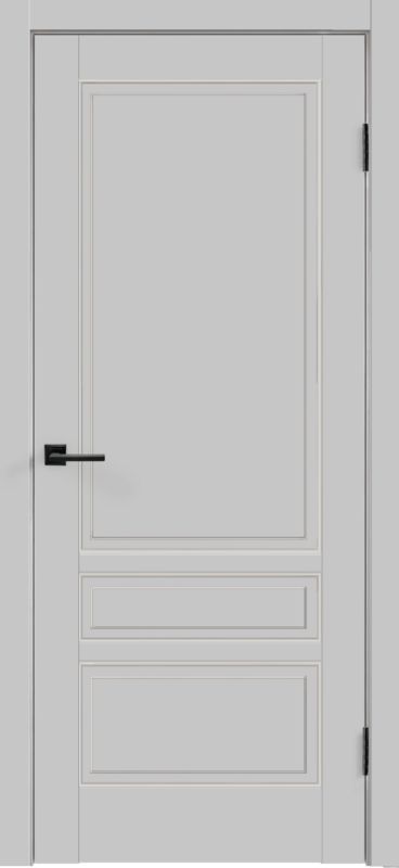 Межкомнатная дверь эмаль SCANDI глухое 3P без притвора Светло-серый 600х2000