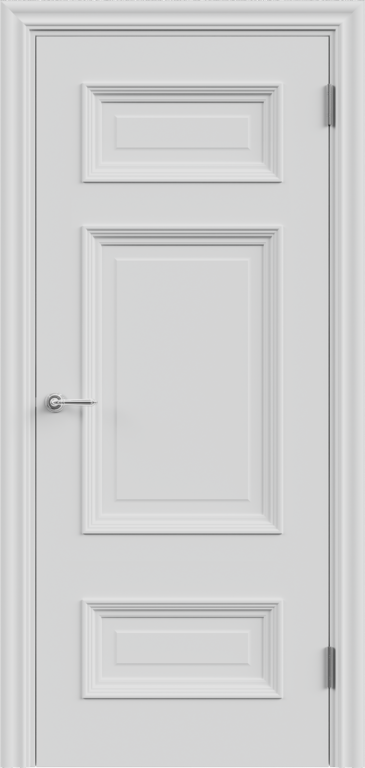 Межкомнатная дверь эмаль LEDO 1 глухое 3P без притвора Светло-серый 600х2000