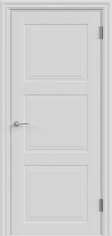 Межкомнатная дверь эмаль SCANDI NEO 1 bis глухое 3P без притвора цвет Светло-серый 600х2000