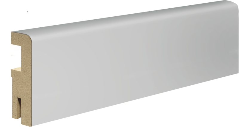 Плинтус эмаль Светло-серый 70х16х2100