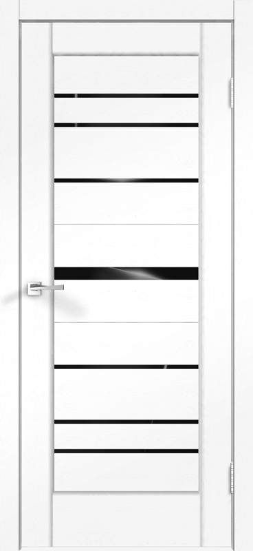 Межкомнатная дверь SoftTouch PREMIER 20 со стеклом без притвора Ясень белый структурный 600х2000