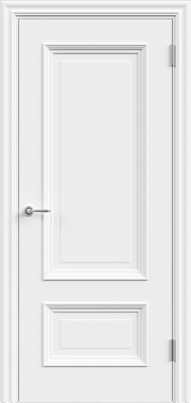 Межкомнатная дверь эмаль LEDO 1 глухое 2P без притвора Белый 600х2000