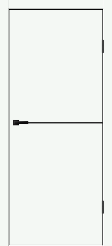 Эльбрус, 900х2000, LR, б/врезки замка и петель, кромка ABS 2мм с 4х ст., цвет черный, молдинг цвет черный