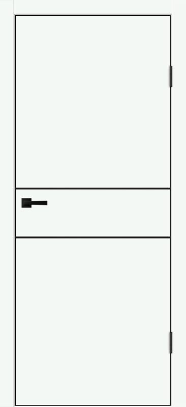 Эльбрус, 900х2000, LR, б/врезки замка и петель, кромка ABS 2мм с 4х ст., цвет черный, молдинг цвет черный