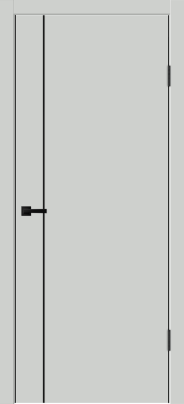 Межкомнатная дверь EMALUX TECHNO BLACK облегченное MV1 глухое Доломит 600х2000