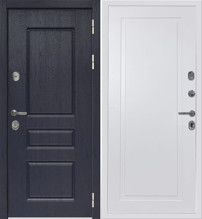 Металлическая дверь ВД- 65 Белый 960x2050