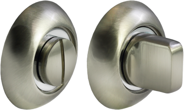 Завертка сантехническая MH-WC SN/CP белый никель/хром