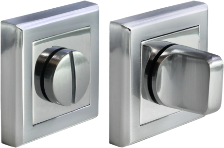 MH-WC-S SC/CP, завертка сантехническая, цвет - матовый хром/полированный хром