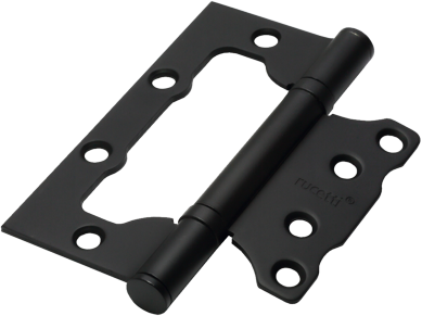 Петля стальная без врезки RFH-100*75*2,5 BL Черный