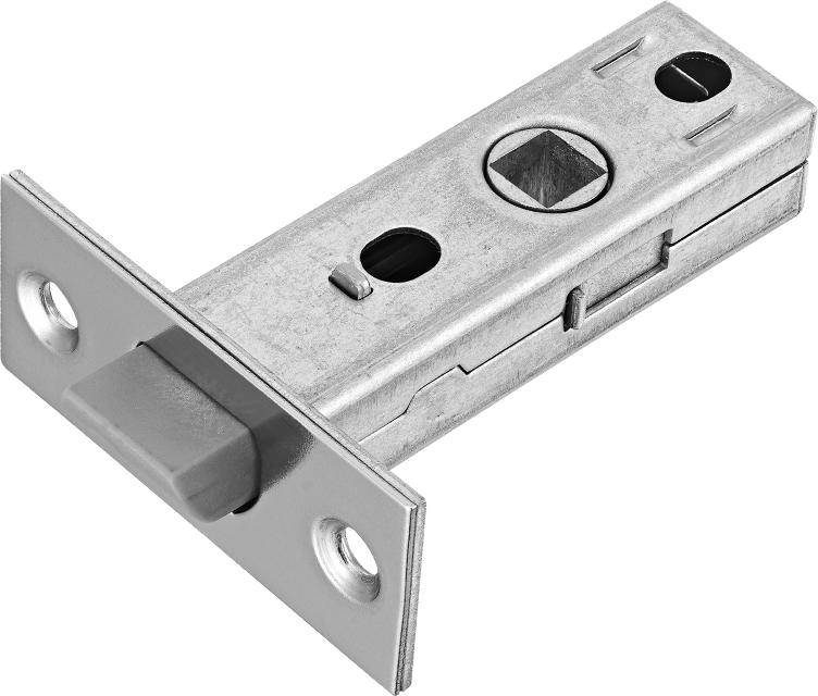 Защелка межкомнатная, с пластиковым язычком LP6-45 SC хром матовый