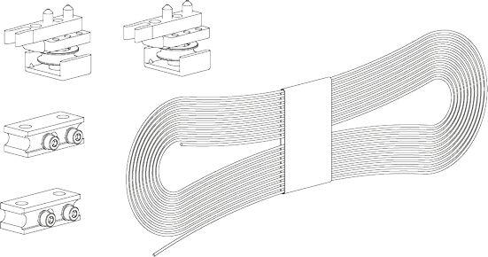 SLIDING SET SO, комплект для синхронного открывания 2-х дверей