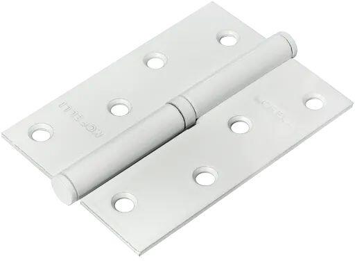 MSD 100X70X2.5 W L, петля стальная левая, цвет - белый
