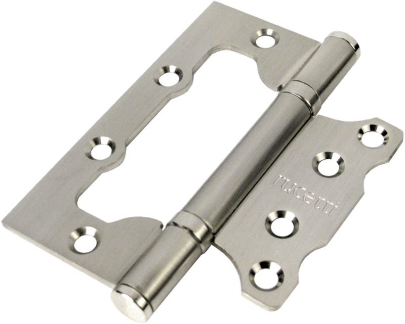 Петля стальная без врезки RFH-100*75*2,5 никель