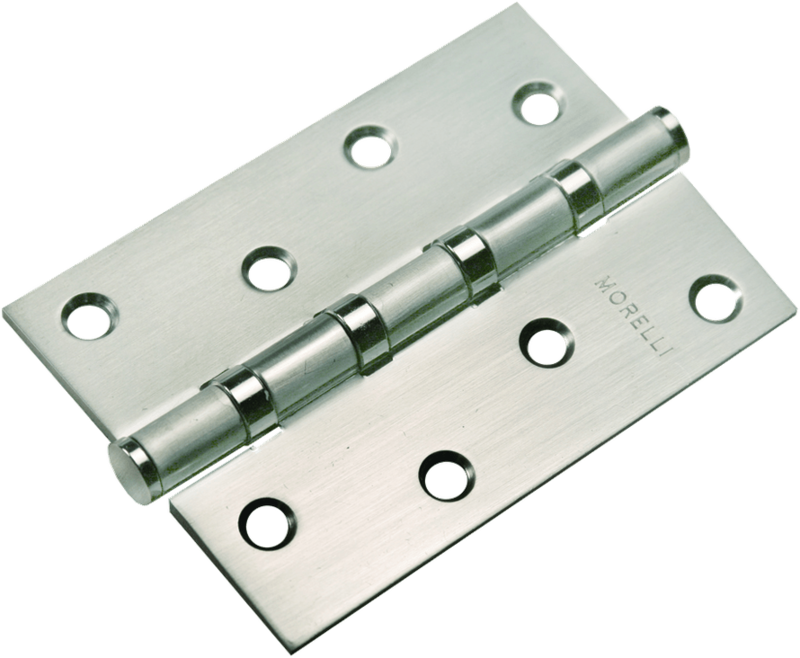 Петля стальная универсальная RS 100X70X2.5-4BB никель белый