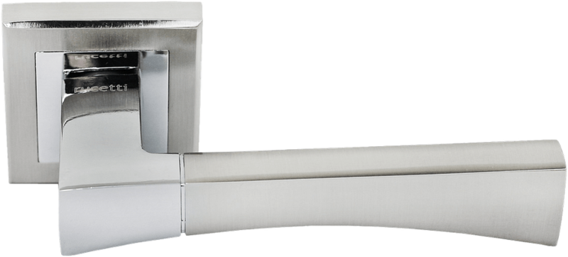 Ручка дверная RAP 12 никель белый/хром