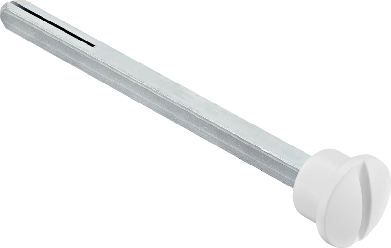 Четырехгранник 110мм с кнопкой LUX-SPINDLE-WC Белый