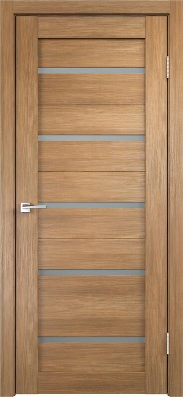 Дуб золотой, 900х2000, LR, б/врезки замка и петель, стекло Мателюкс