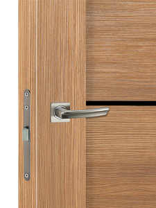 Дуб золотой, 700х2000, LR, б/врезки замка и петель, стекло Лакобель черное