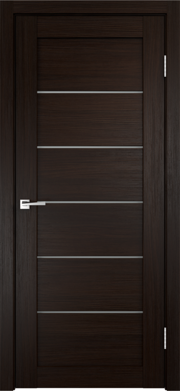 Венге, 700х2000, LR, з. 1895Р SN, с отв. пл., п. RFN 100х70х2,5 SN 2шт, стекло Мателюкс