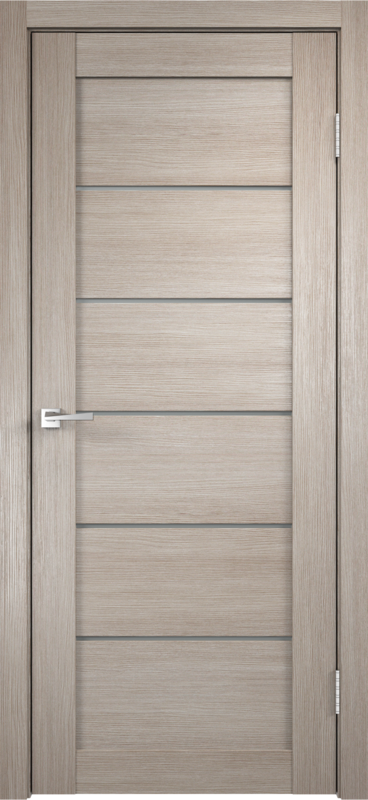 Капучино, 800х2000, LR, з. 1895Р SN, с отв. пл., п. RFN 100х70х2,5 SN 2шт, стекло Мателюкс