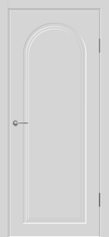 Межкомнатная дверь эмаль ВЕРОНА 5 глухое без притвора Светло-серый 600х2000