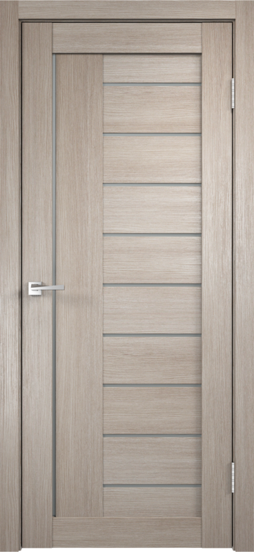 Капучино, 700х2000, LR, з. 1895Р SN, с отв. пл., п. RFN 100х70х2,5 SN 2шт, стекло Мателюкс