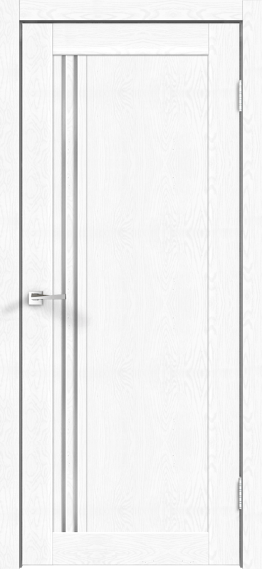 Зеффиро Эмалит текстурный, 700х2000, LR, б/врезки замка и петель, стекло Мателюкс