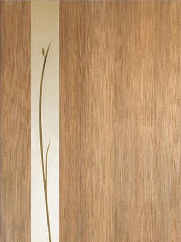 Дуб золотой, 700х2000, LR, б/врезки замка и петель, зеркало Веточки бронза