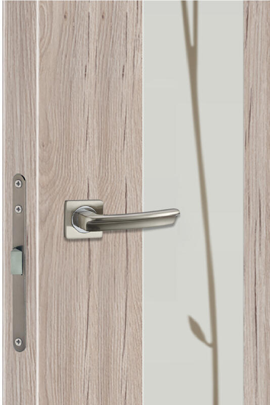 Дуб Галифакс, 800х2000, LR, б/врезки замка и петель, зеркало Веточки