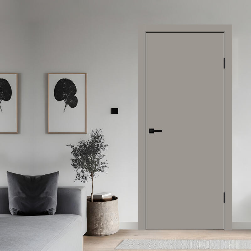 Макиато, 700х2000, LR, б/врезки замка и петель, кромка ABS 2мм с 4х ст., цвет черный