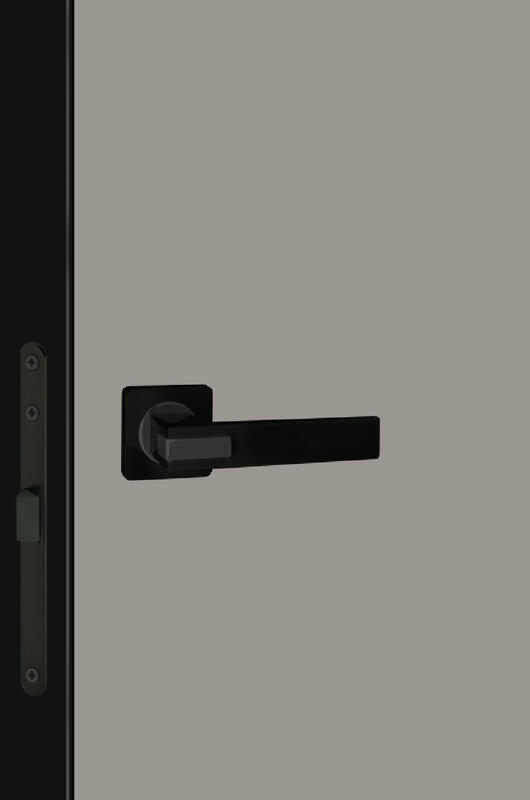 Макиато, 700х2000, LR, б/врезки замка и петель, кромка ABS 2мм с 4х ст., цвет черный