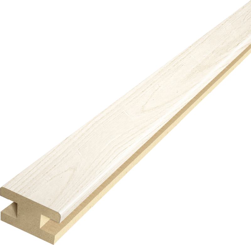 Профиль стыковочный экошпон добор-добор Ясень японский 40х24х2400