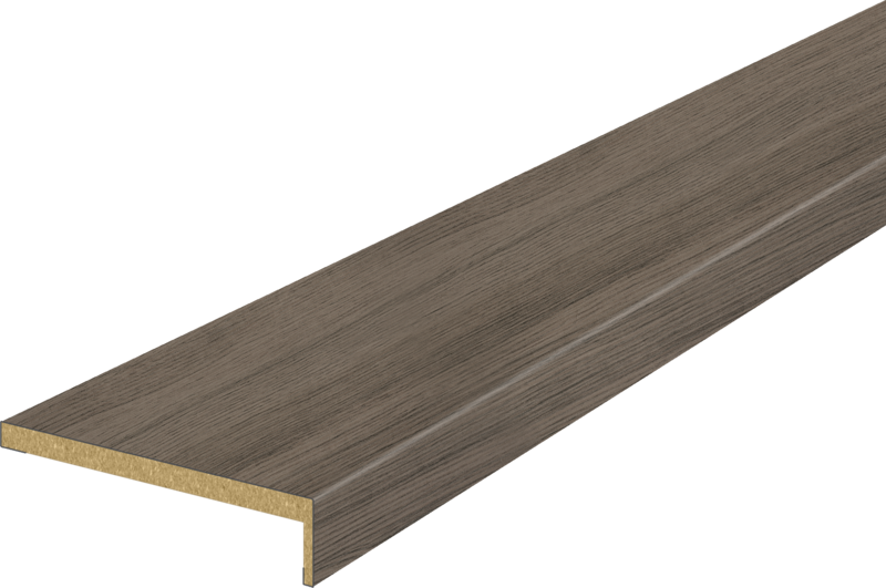 Дверной наличник экошпон телескопический L (8мм) Дуб серый 70х25х2200