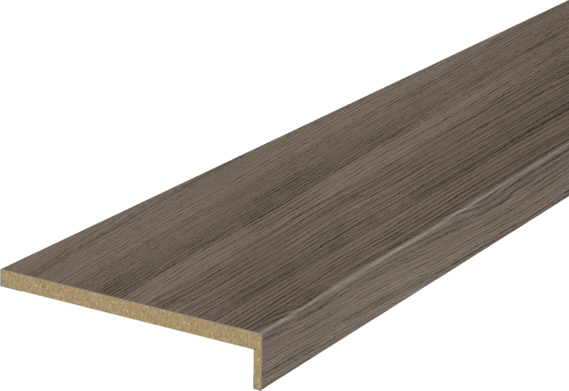 Дверной наличник экошпон телескопический L (8мм) Дуб серый 100х25х2200
