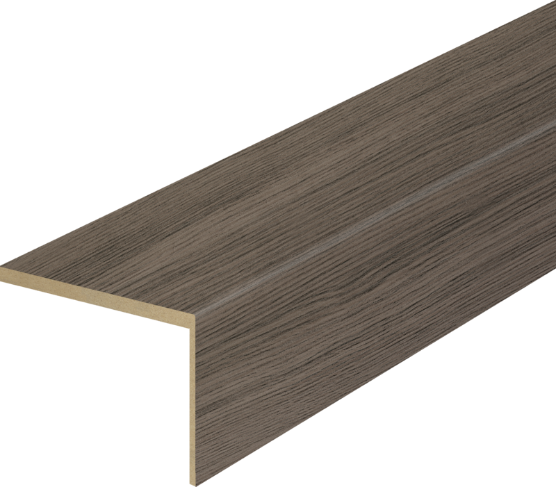 Дверной наличник экошпон телескопический L (8мм) Дуб серый 70х70х2200