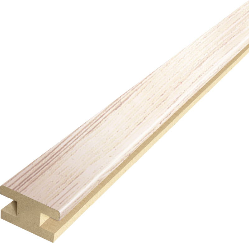 Профиль стыковочный экошпон добор-добор Клён крем 40х24х2400
