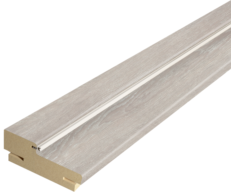 Дверная стойка экошпон 70х26х2100мм (для дверей без притвора) телескопическая 44 Дуб шале седой