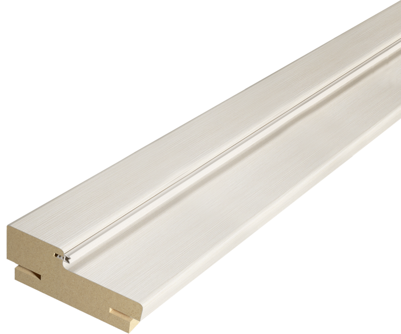 Дверная стойка экошпон 74х26х2070мм телескопическая (для дверей без притвора) 44 Дуб белый