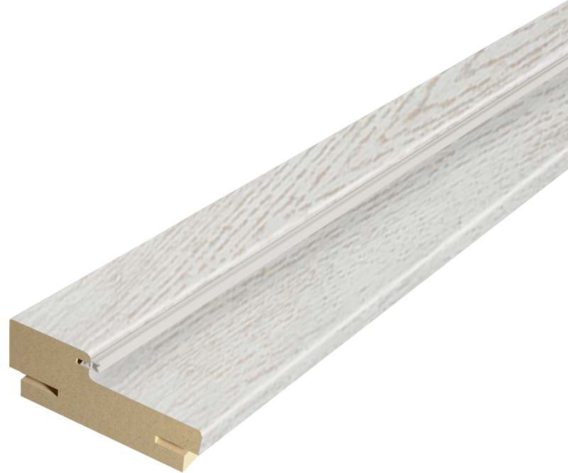 Дверная стойка экошпон 74х26х2070мм телескопическая (для дверей без притвора) 44 цвет Дуб трэвис серый