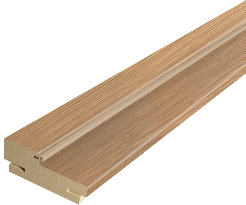 Дверная стойка экошпон 70х26х2100мм (для дверей без притвора) телескопическая 44 цвет Дуб золотой (арт. 14012)