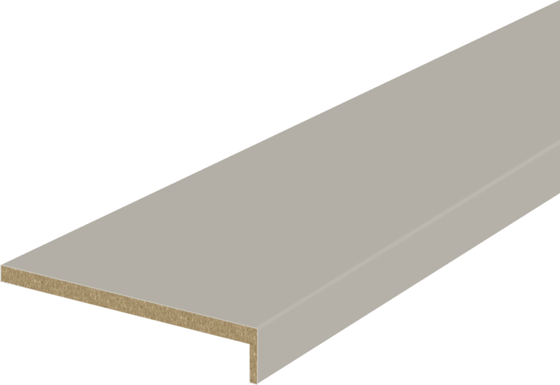 Дверной наличник ЭМАЛЮКС телескопический L (8мм) Бежевый агат 100х25х2200