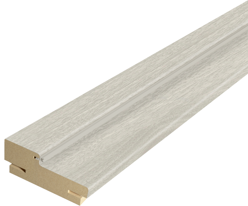 Дверная коробка SOFTWOOD 80х38 мм телескопическая (для дверей TECHNO) без присадки Орех американский светлый 2 стойки и перекладина 1000мм