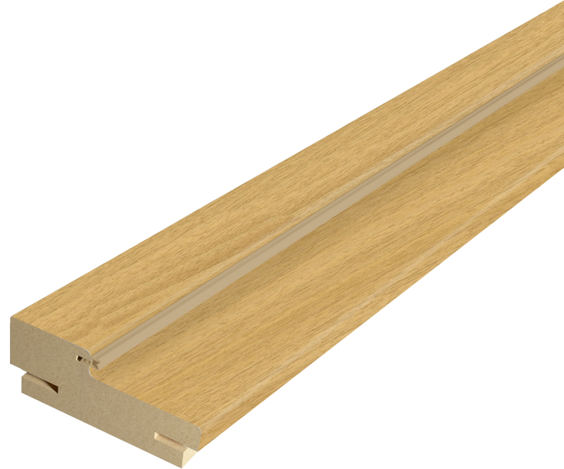 Дверная коробка SOFTWOOD 80х38 мм телескопическая (для дверей TECHNO) без присадки Орех американский соломенный 2 стойки и перекладина 1000мм