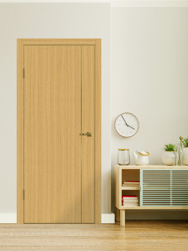 Орех американский соломенный, 800х2000, LR, з. M1895 MSG, без врезки п/петли, алюм. кромка шампань с 4х ст.