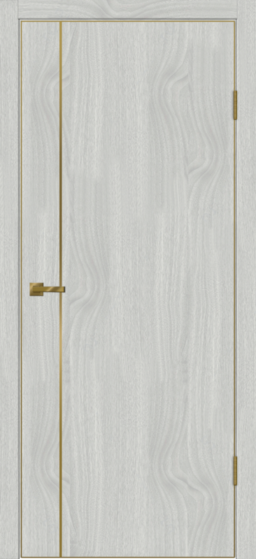 Орех американский светлый, 900х2000, LR, з. M1895 MSG, без врезки п/петли, алюм. кромка шампань с 4х ст.