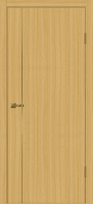 Межкомнатная дверь SOFTWOOD TECHNO GOLD облегченное MV1 глухое Орех американский соломенный 900х2000